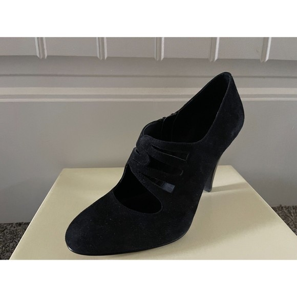 Calvin Klein ladies pumps heels black velvet size 7.5 - Picture 5 of 6